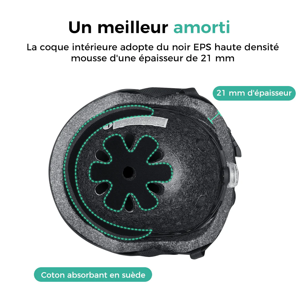 Trottinette électrique ou casque de vélo avec lumière - Image 10