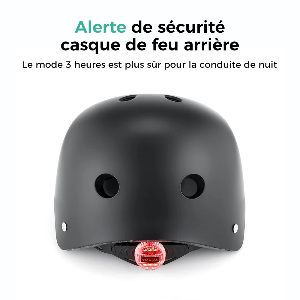 Trottinette électrique ou casque de vélo avec lumière - Image 5