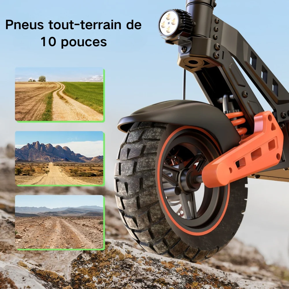 D2/D2plus Trottinette électrique tout-terrain 1000 W - Image 10