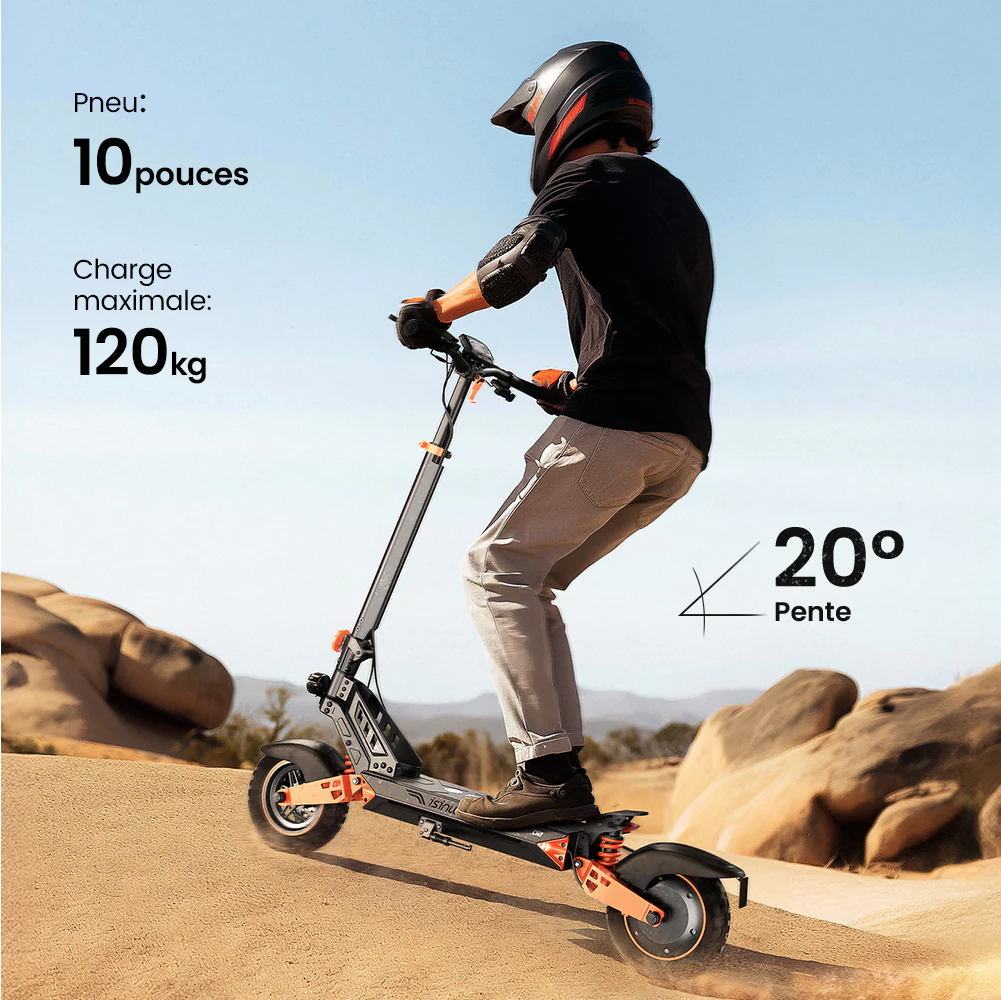 D2/D2plus Trottinette électrique tout-terrain 1000 W - Image 7