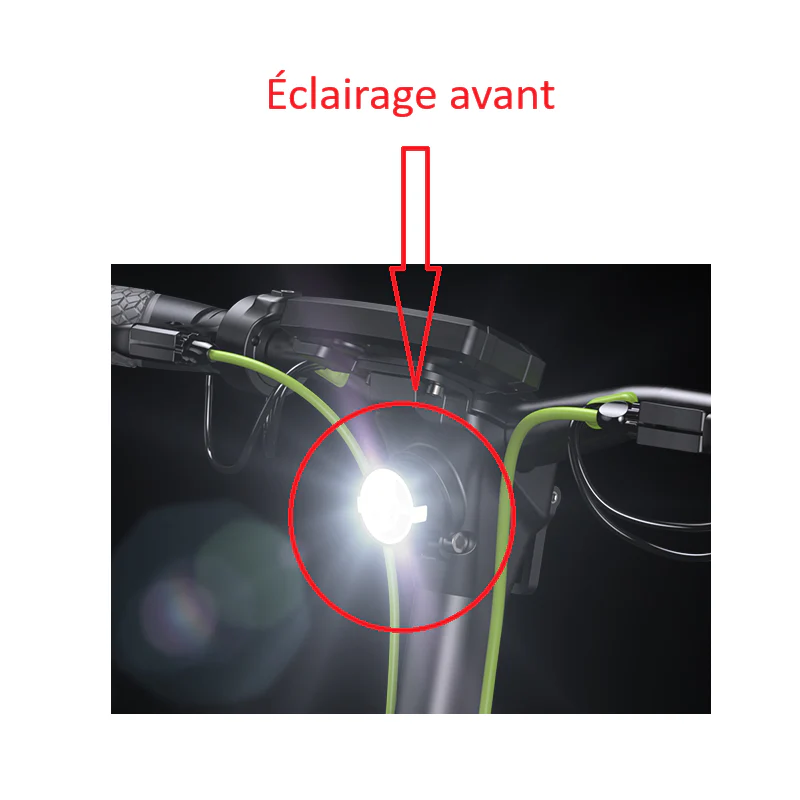 Éclairage avant pour trottinette électrique S10MAX - Image 2