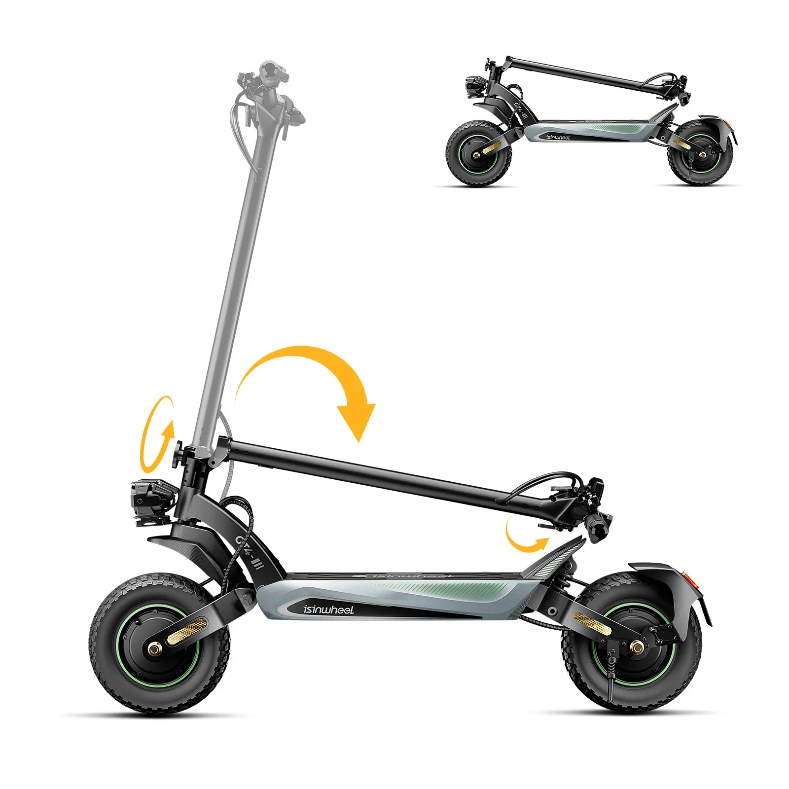GT4 Trottinette électrique tout-terrain à double moteur 2400W - Image 11