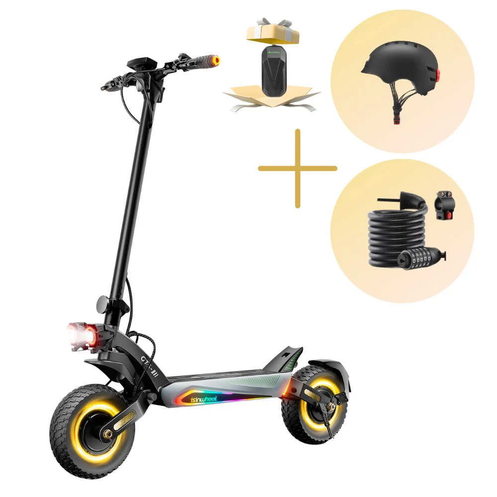GT4 Trottinette électrique tout-terrain à double moteur 2400W - Image 18
