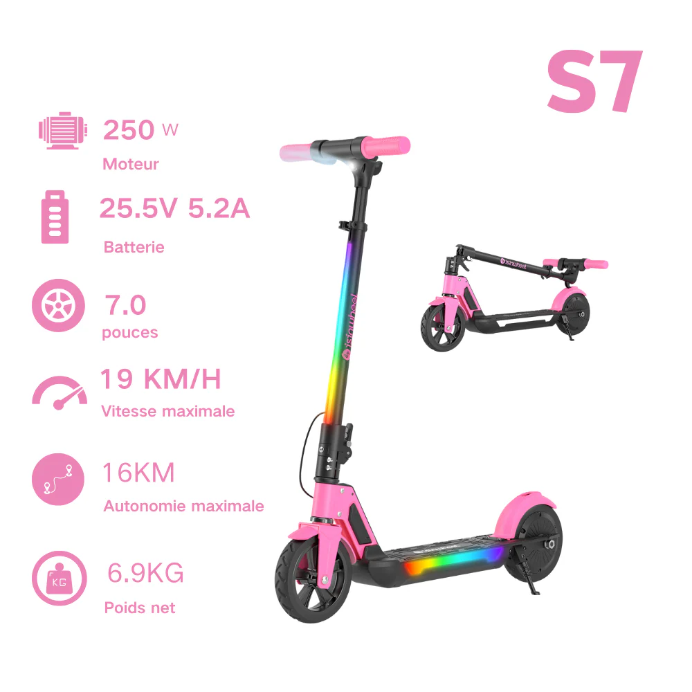 isinwheel S4/S7 /iK1S Trottinette électrique pour enfants - Image 21