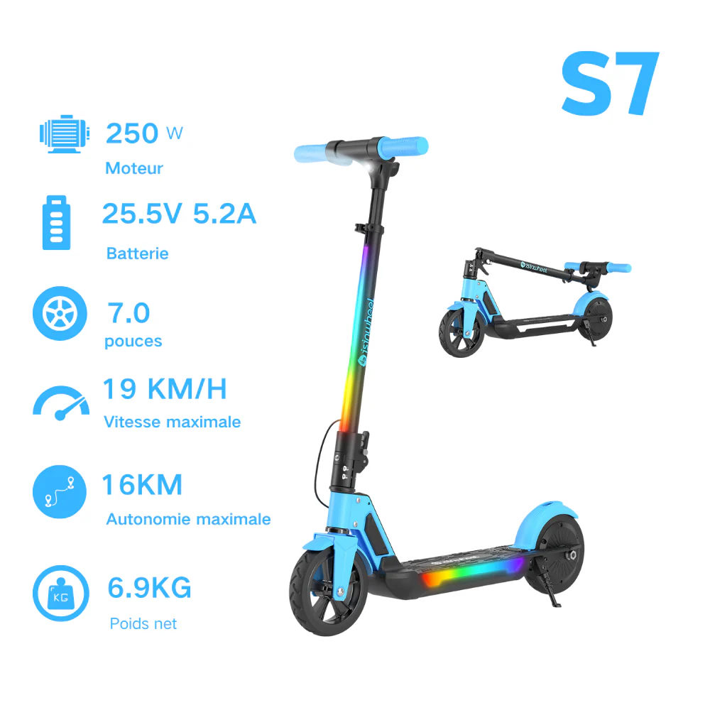 isinwheel S4/S7 /iK1S Trottinette électrique pour enfants - Image 19