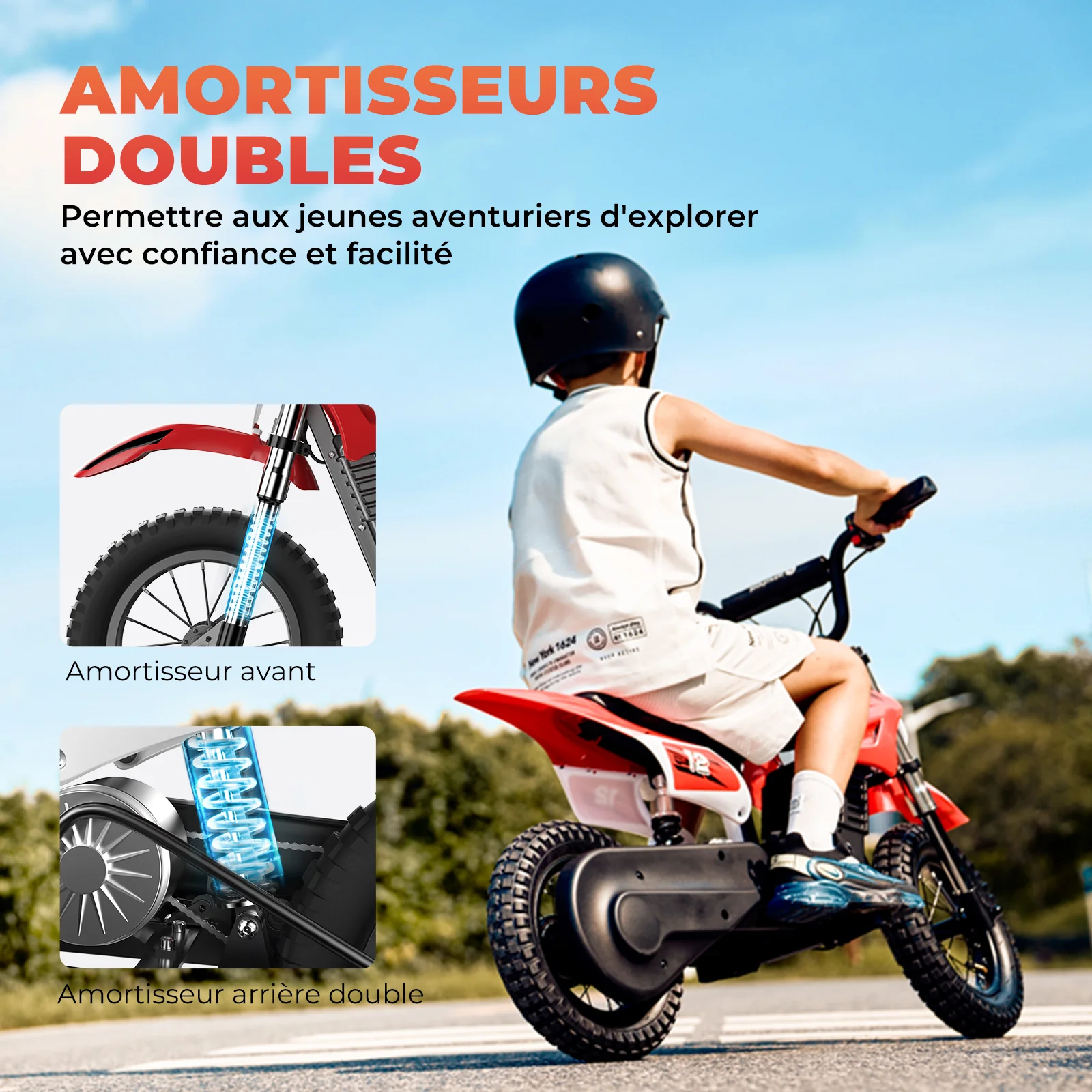 iSinwheel A12 Moto Électrique pour Enfants de 3 à 12 ans - Image 6
