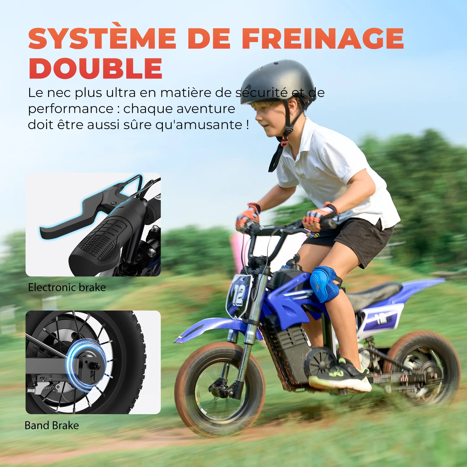 iSinwheel A12 Moto Électrique pour Enfants de 3 à 12 ans - Image 7