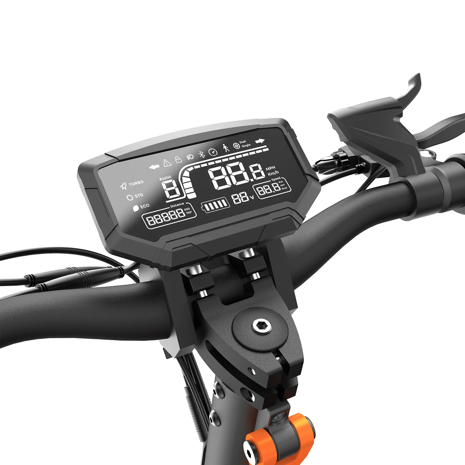 isinwheel GT1 DUAL Trottinette électrique tout-terrain à double moteur 1600W - Image 13
