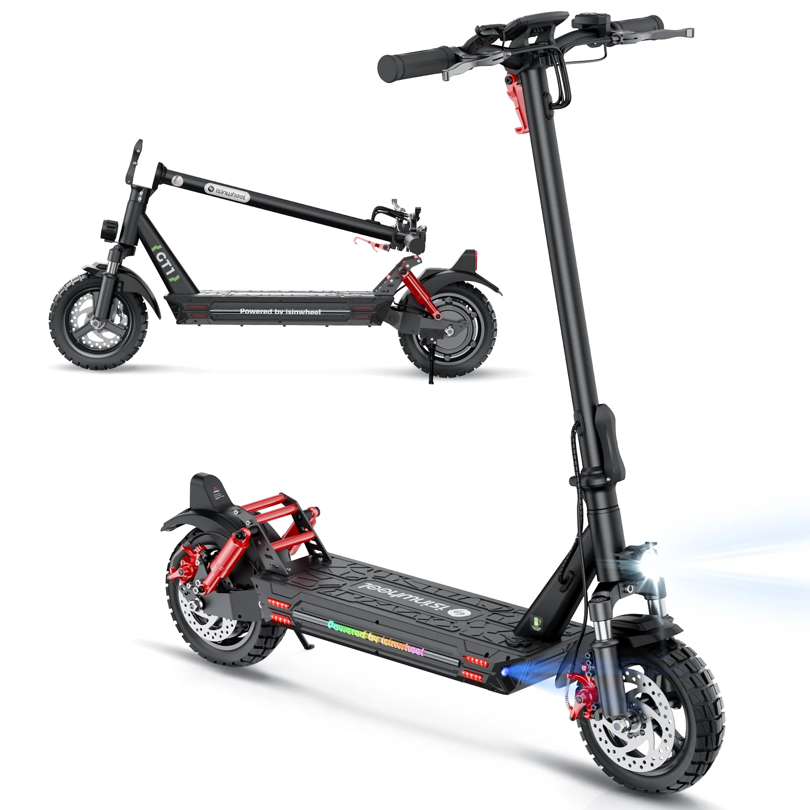 isinwheel GT1 Trottinette électrique tout terrain 800W - Image 13