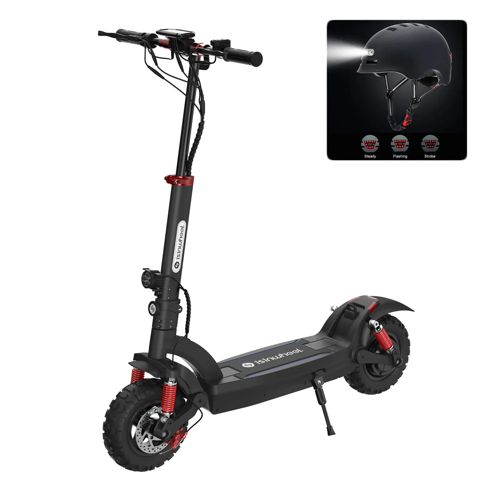 isinwheel® GT2/GT1 Trottinette électrique tout terrain 1200W pour adultes et adolescents - Image 17