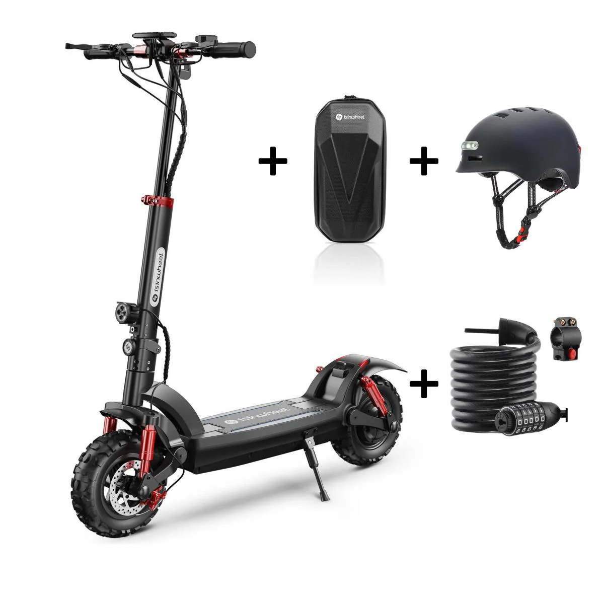 isinwheel® GT2/GT1 Trottinette électrique tout terrain 1200W pour adultes et adolescents - Image 18