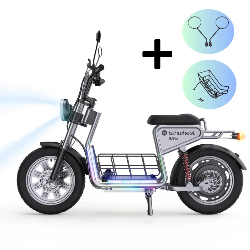 isinwheel H7Pro Trottinette électrique 1200W avec siège - Image 13