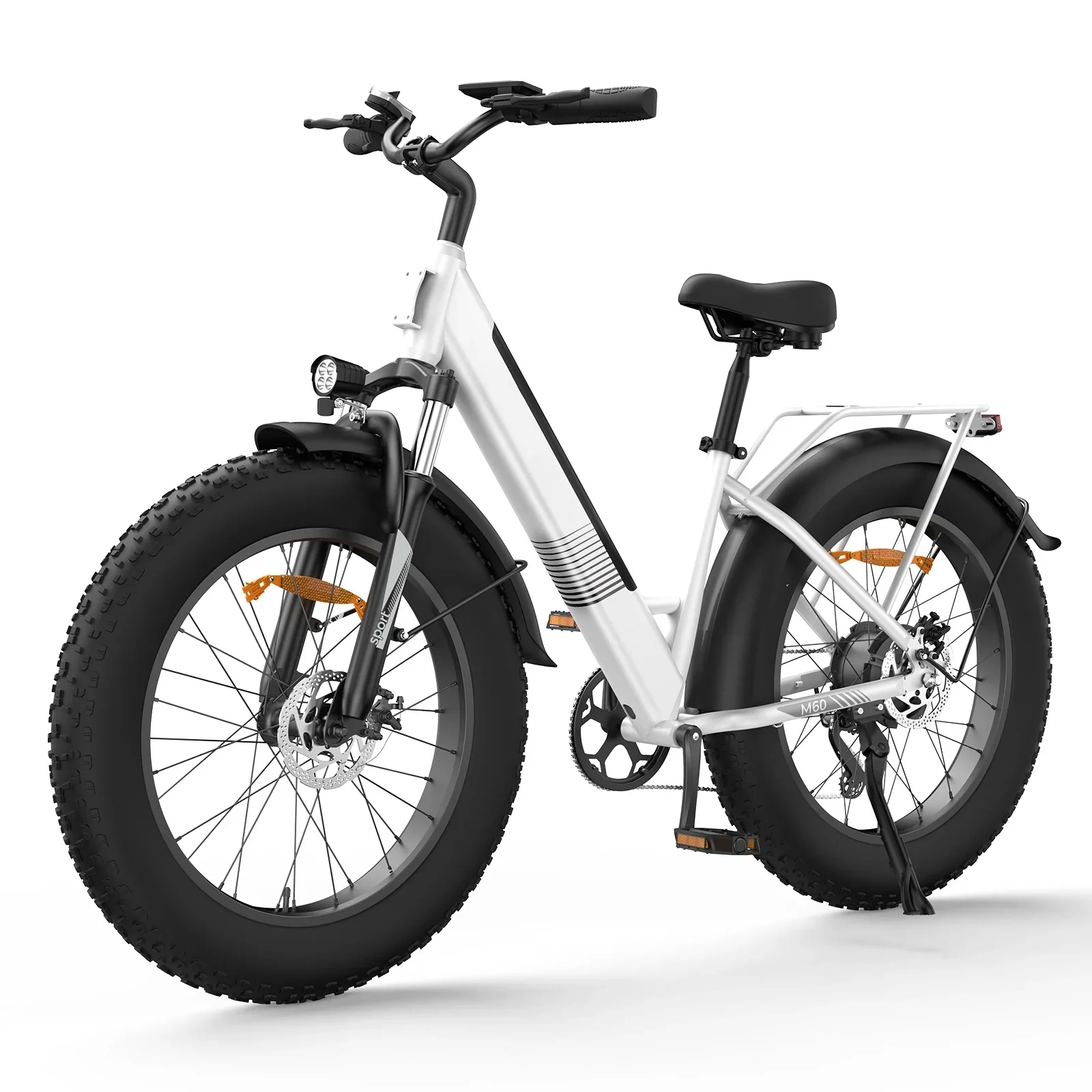 Fat Bike M60 Puissant : Pneus Tout-Terrain, 105km d'Autonomie & Batterie Amovible - Image 17