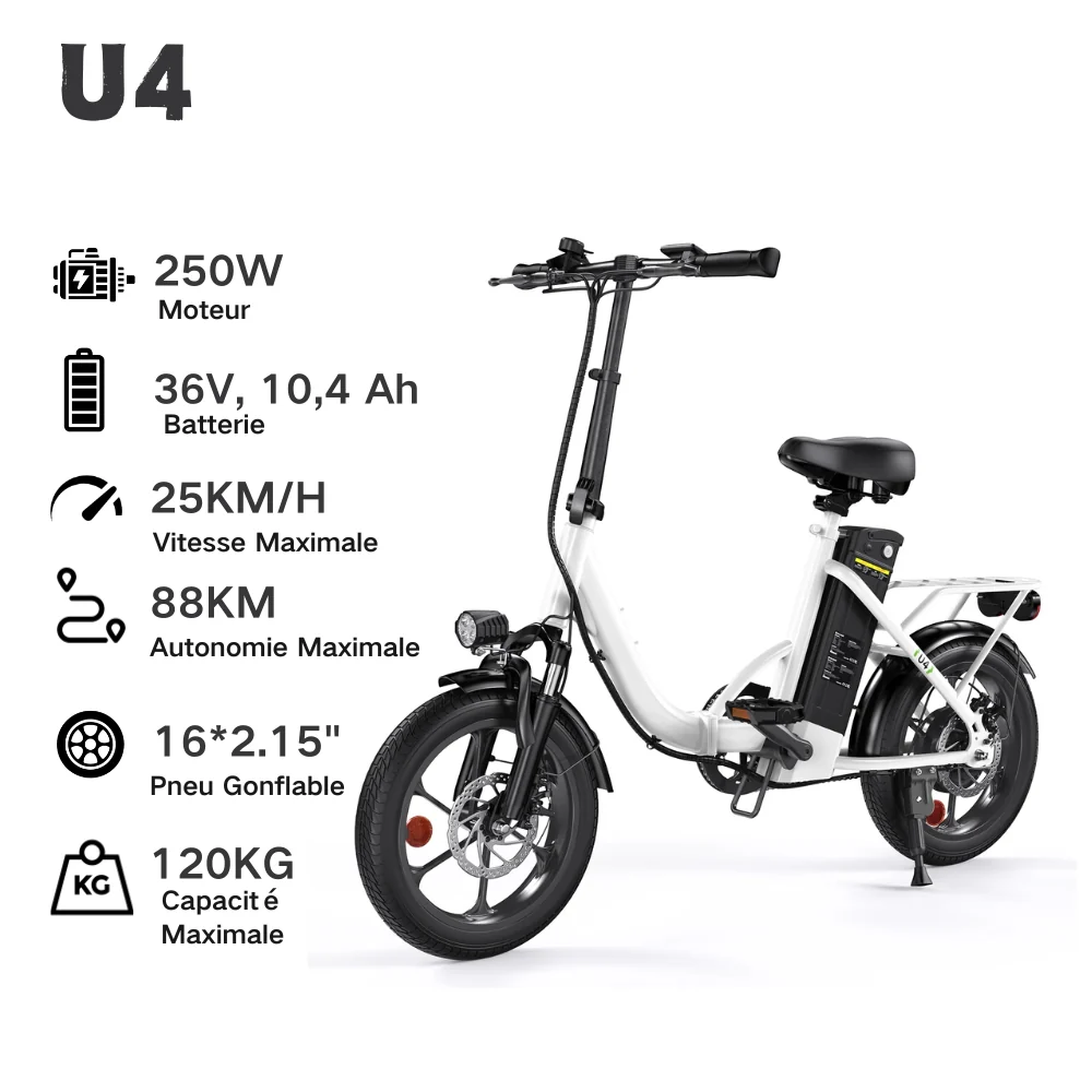 Fat Bike M60 Puissant : Pneus Tout-Terrain, 105km d'Autonomie & Batterie Amovible - Image 19