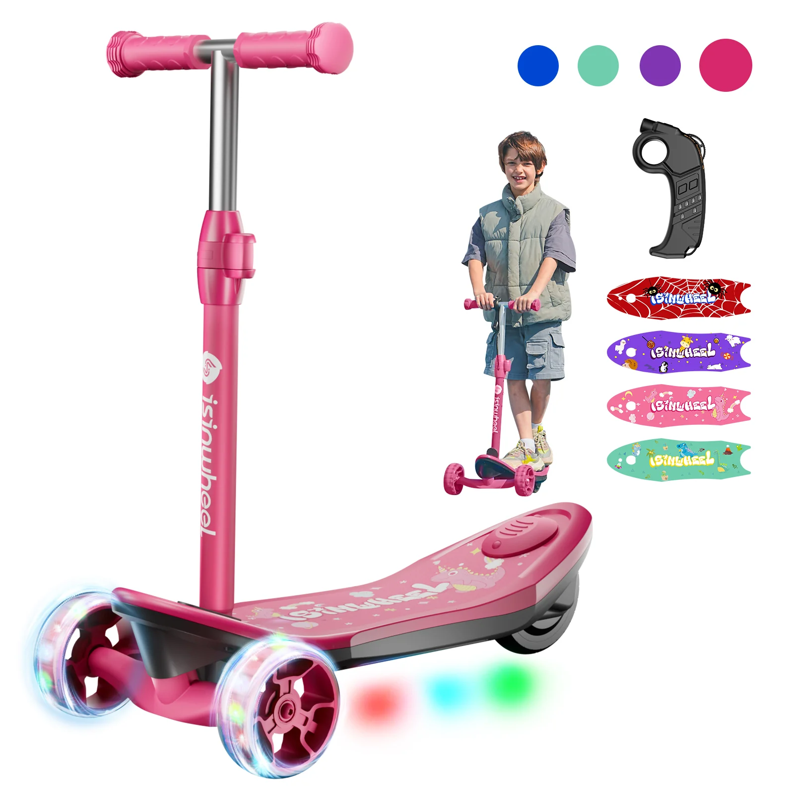 isinwheel MiniSpider trottinette électrique 2 en 1 pour enfants - Image 11