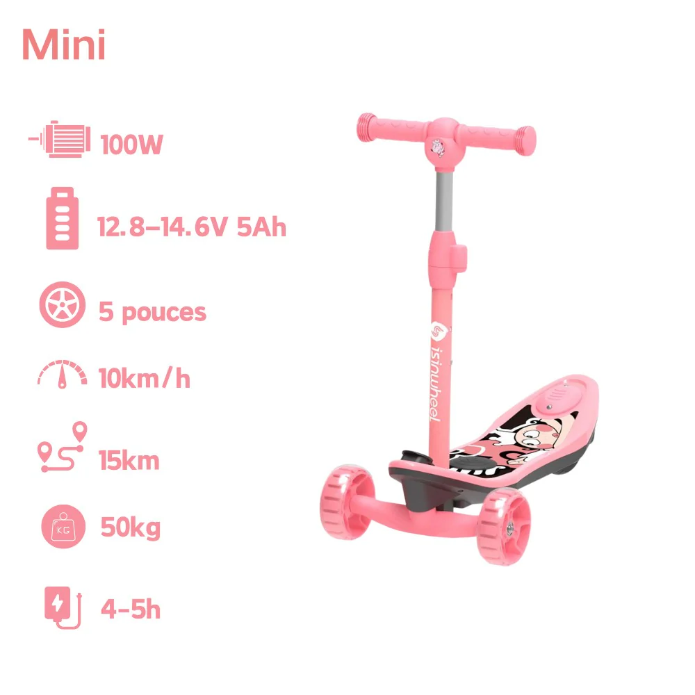 isinwheel MiniSpider trottinette électrique 2 en 1 pour enfants - Image 19