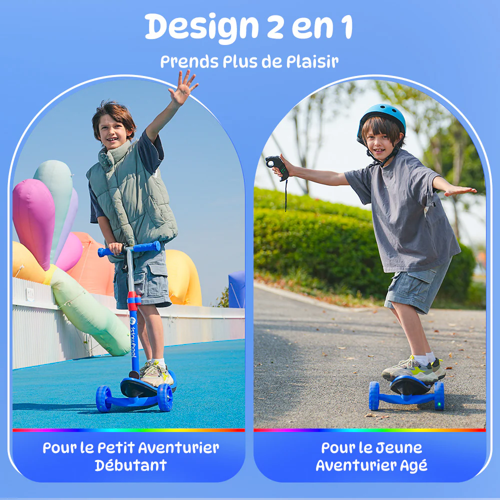 isinwheel MiniSpider trottinette électrique 2 en 1 pour enfants - Image 5
