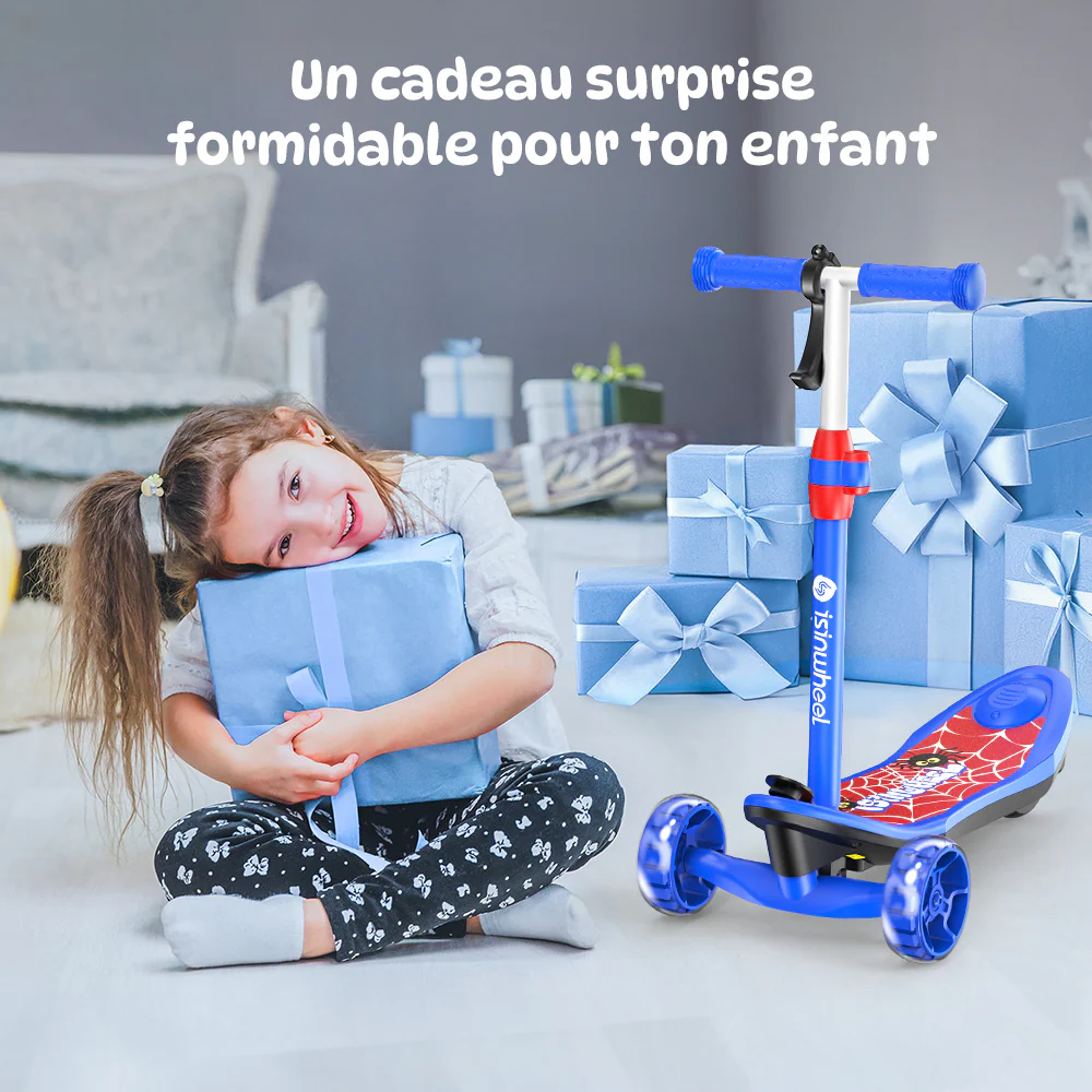 isinwheel MiniSpider trottinette électrique 2 en 1 pour enfants - Image 6