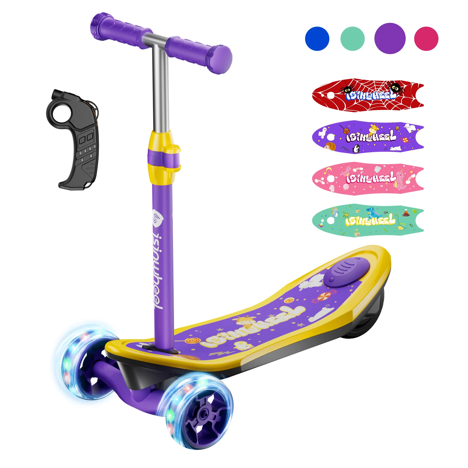 isinwheel MiniSpider trottinette électrique 2 en 1 pour enfants - Image 9