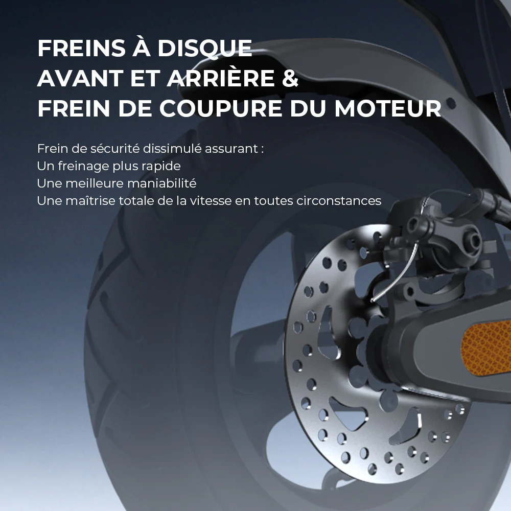 isinwheel® S-NOVA Pro Trottinette électrique tout-terrain 1000W - Image 12