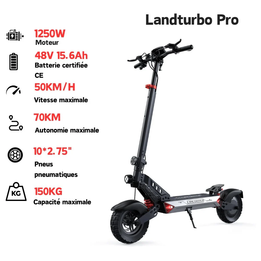 isinwheel® S-NOVA Pro Trottinette électrique tout-terrain 1000W - Image 18