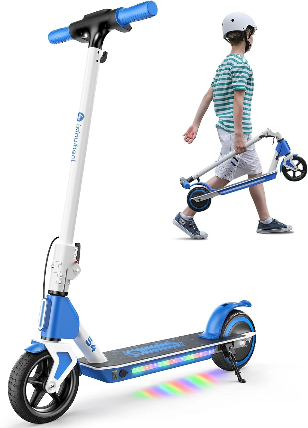 isinwheel S7/S4/iK1S Trottinette électrique réglable pour enfants - Image 19