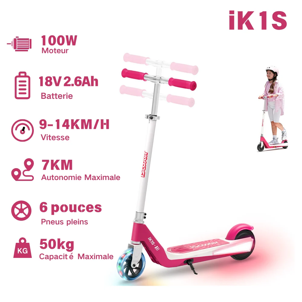 isinwheel S4/S7 /iK1S Trottinette électrique pour enfants - Image 30