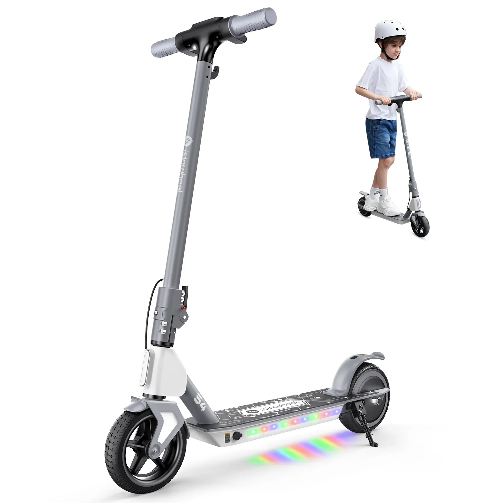 isinwheel S7/S4/iK1S Trottinette électrique réglable pour enfants - Image 5