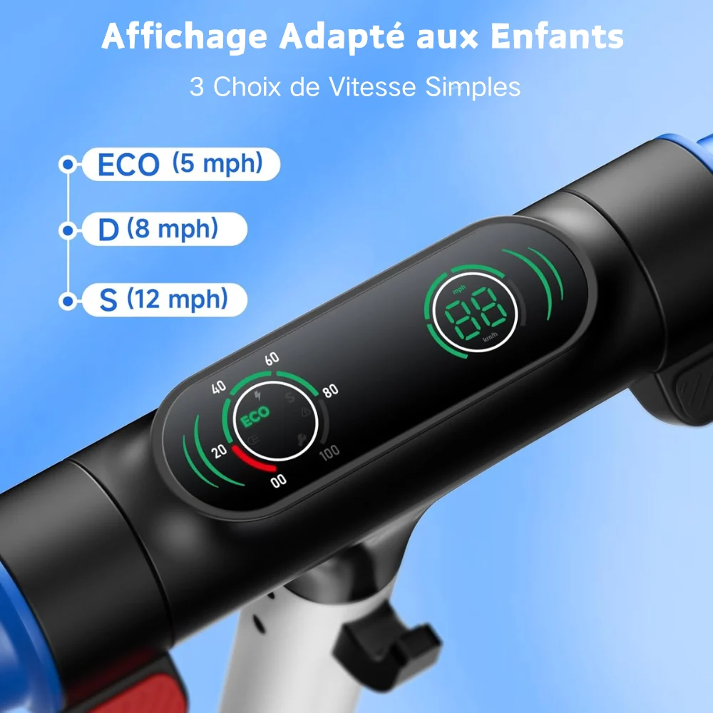 isinwheel S4/S7 /iK1S Trottinette électrique pour enfants - Image 5