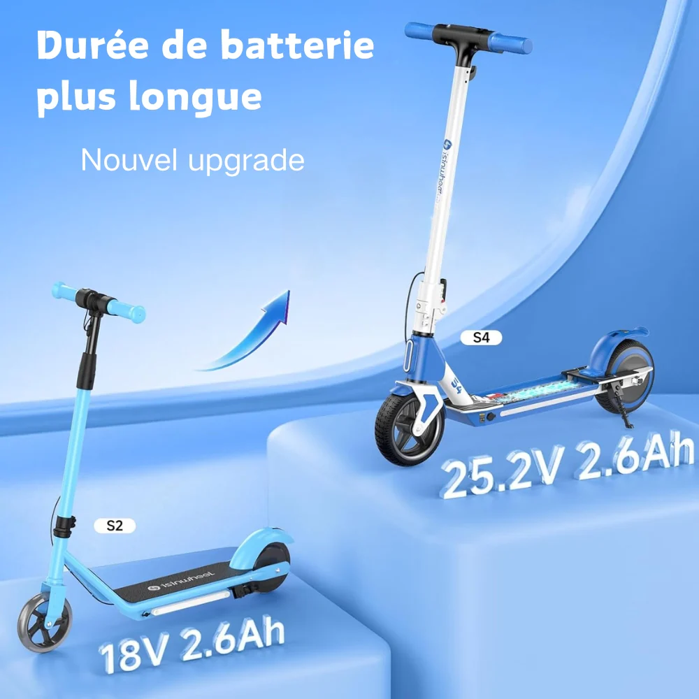isinwheel S4/S7 /iK1S Trottinette électrique pour enfants - Image 9