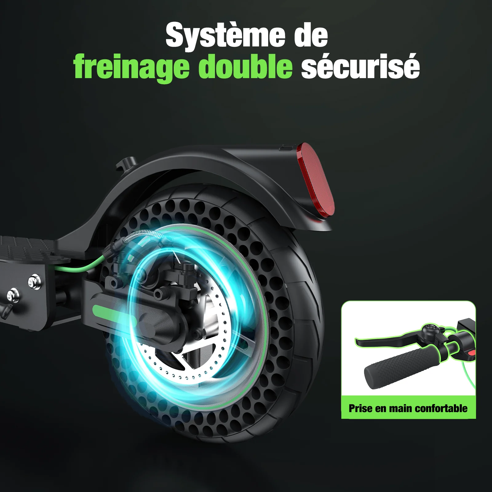 isinwheel® S9MAX Trottinette électrique 500W - Image 6