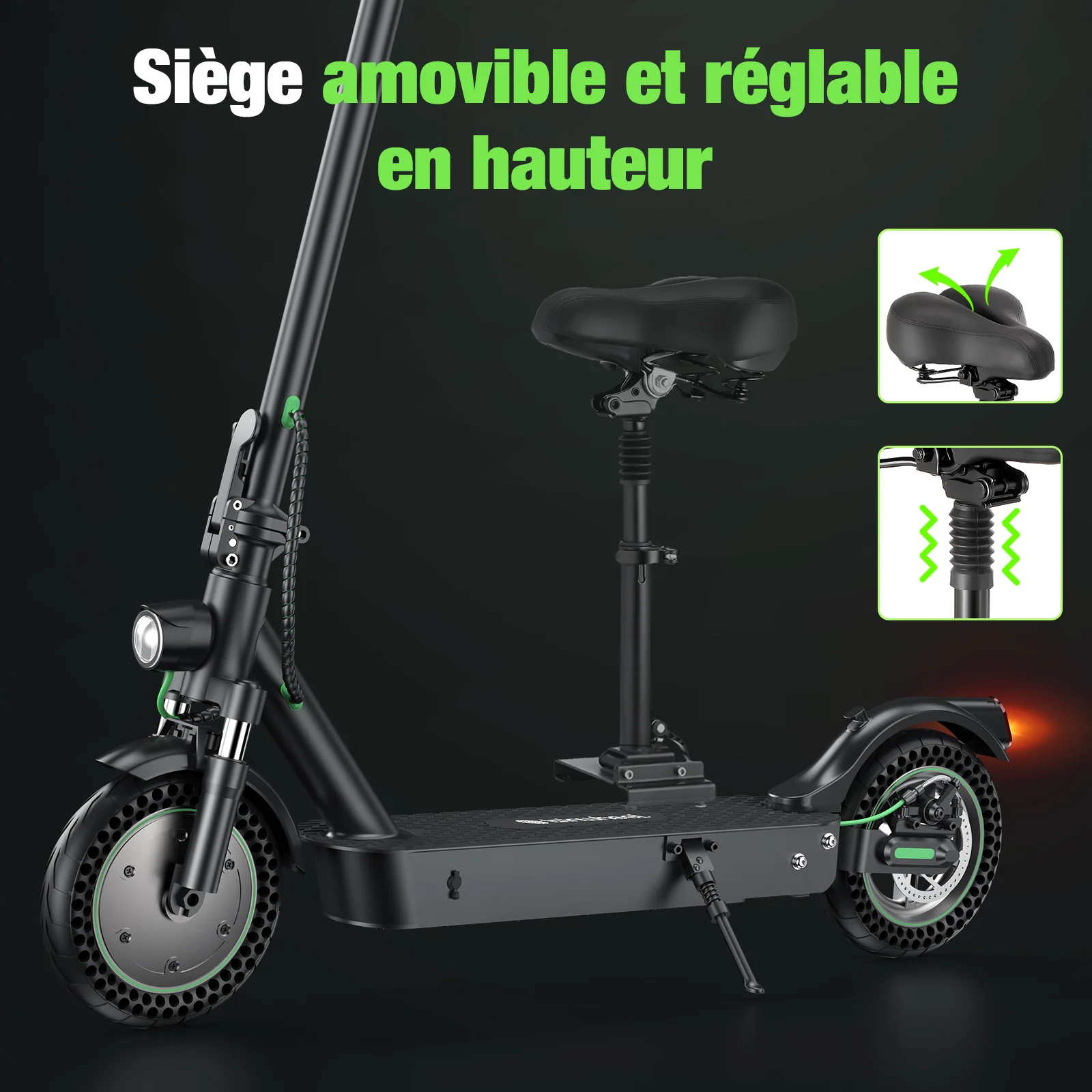 isinwheel® S9MAX Trottinette électrique 500W - Image 10