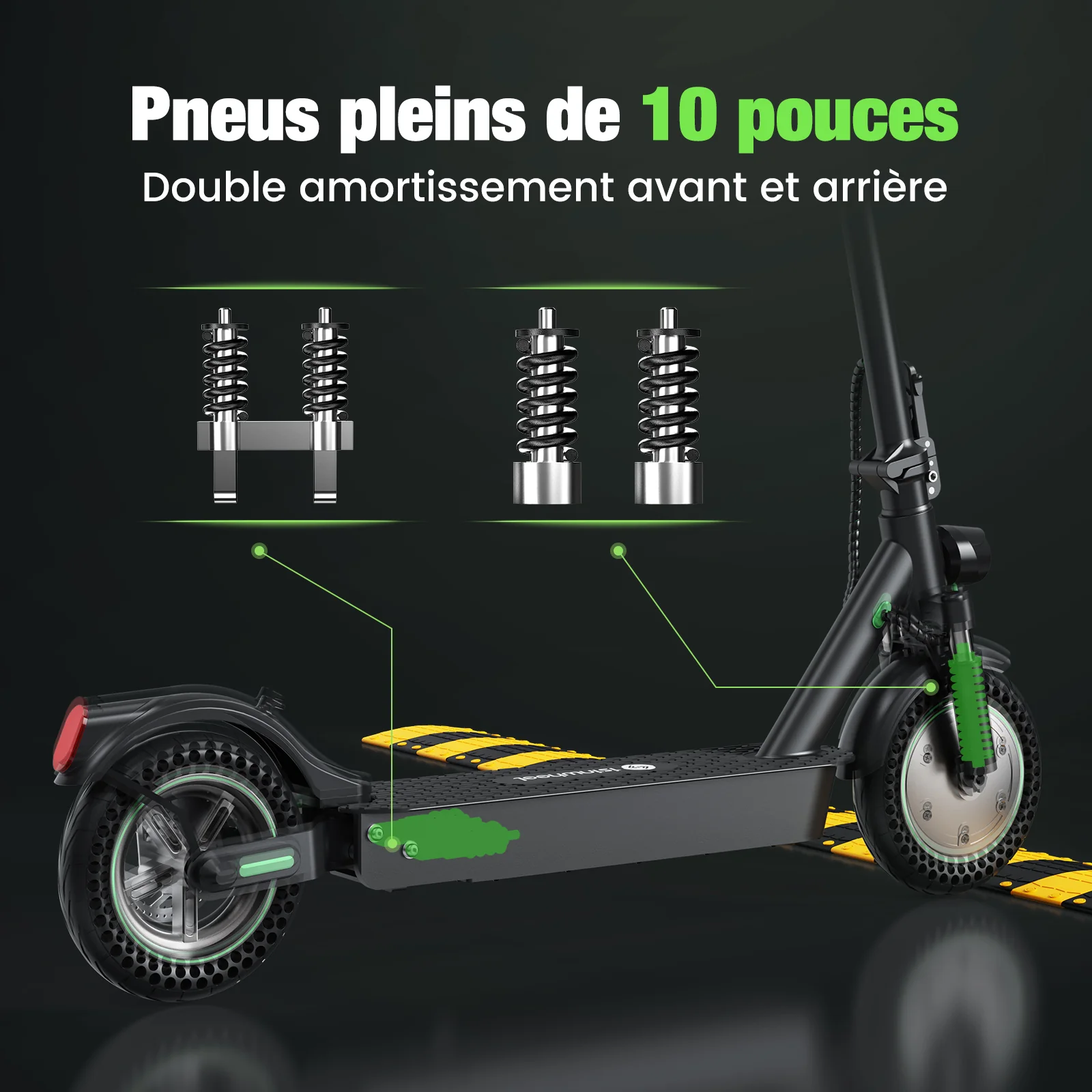 isinwheel® S9MAX Trottinette électrique 500W - Image 4