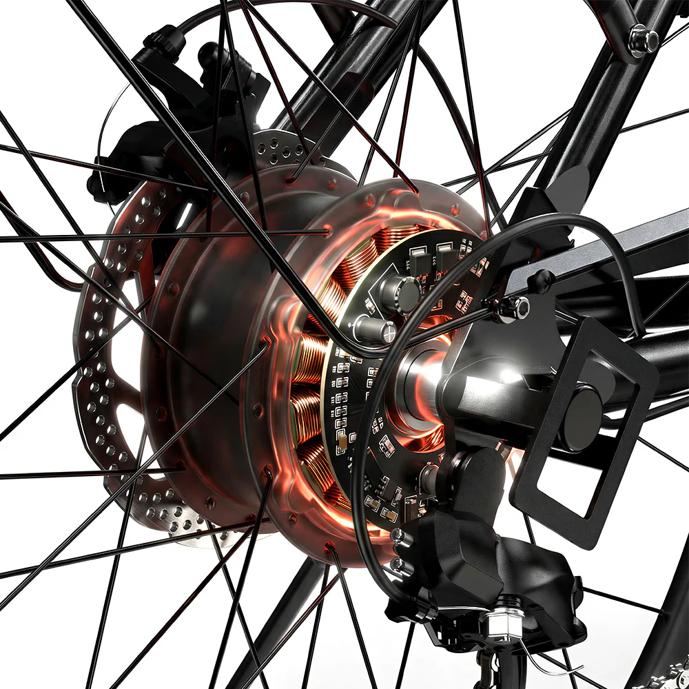 isinwheel UCityS Vélo électrique à cadre bas, batterie amovible, 88 km d’autonomie - Image 11