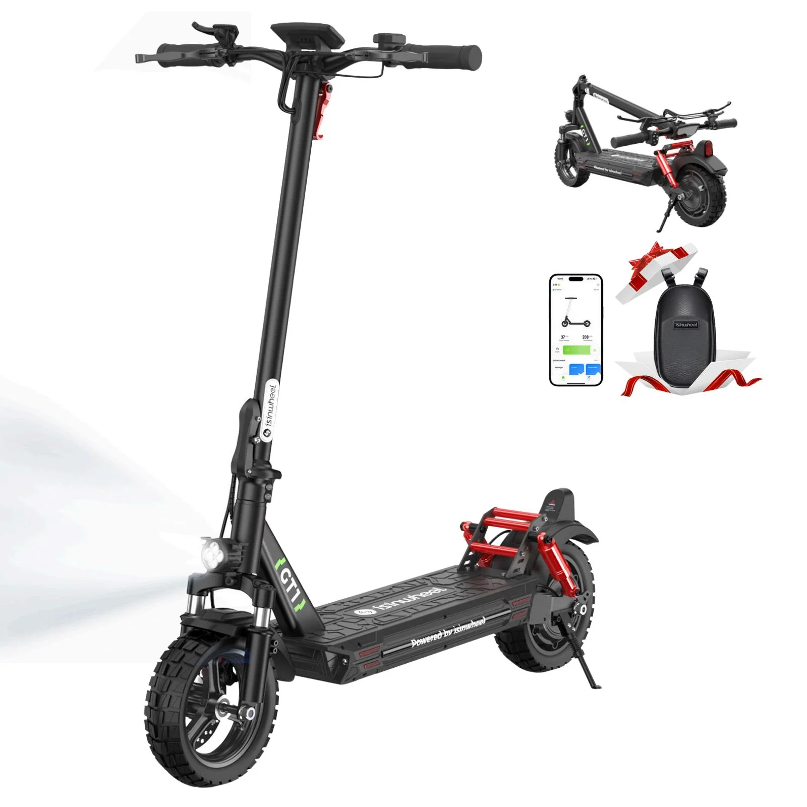 isinwheel GT1 Trottinette électrique tout terrain 800W - Image 24