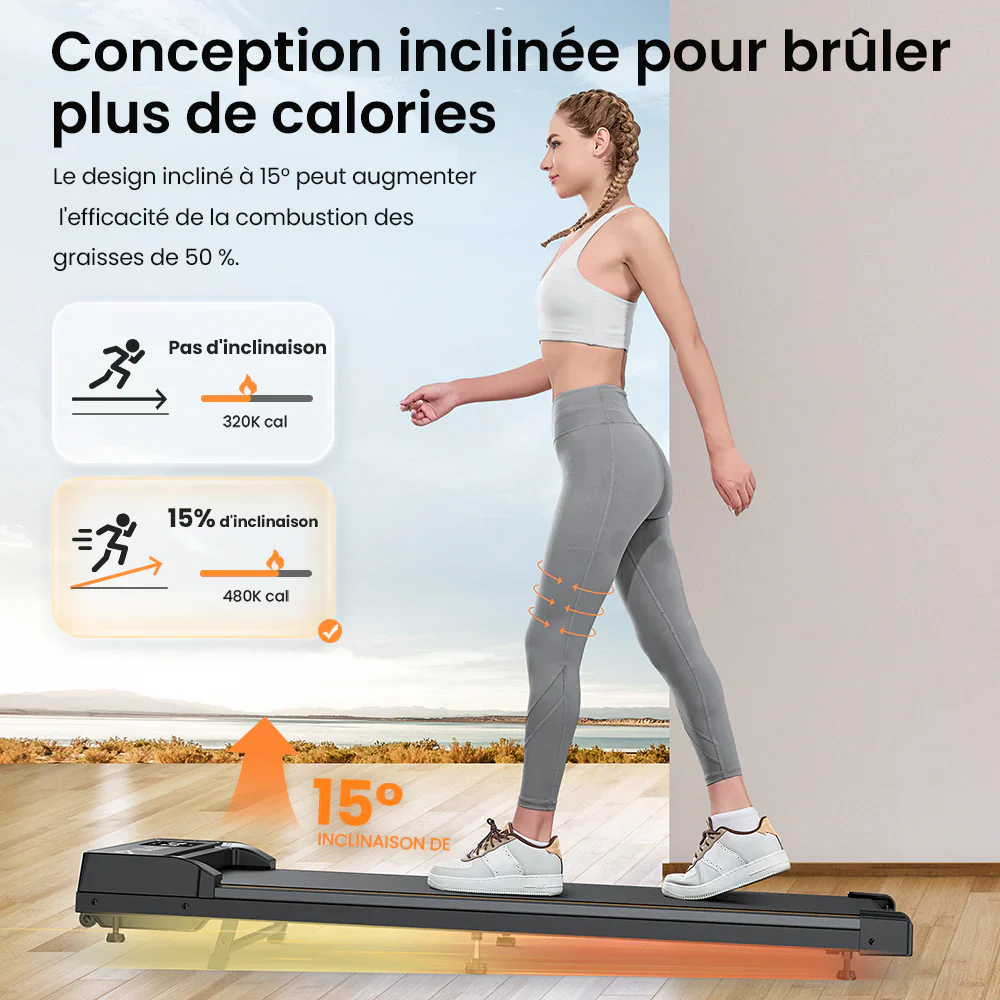 JT31 Tapis de course compact inclinable - Image 9