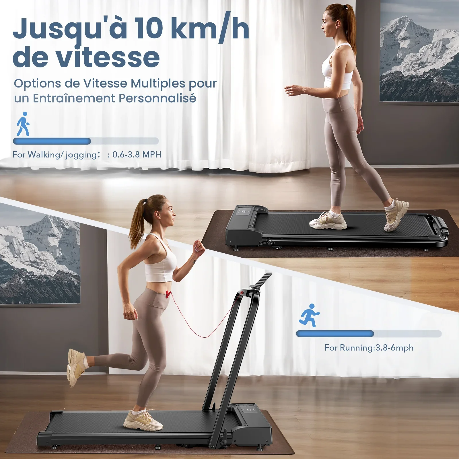 JT51 Tapis de course pliable - Image 4