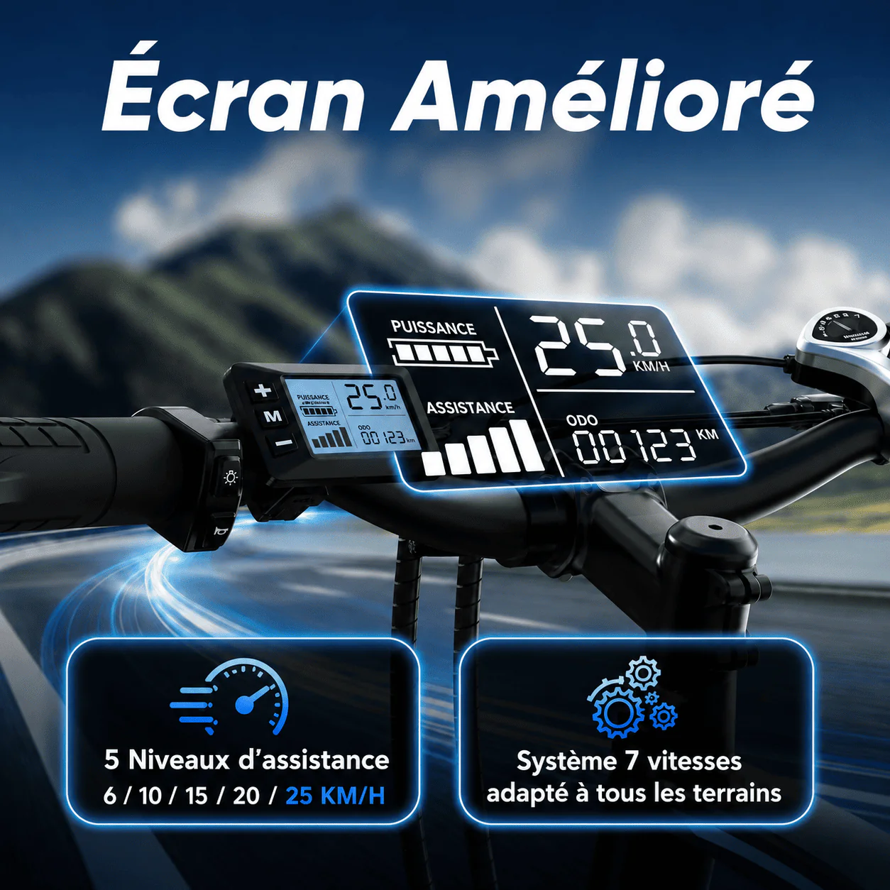 EB3 Vélo électrique tout-terrain pour la navette ou le hors-piste - Image 7