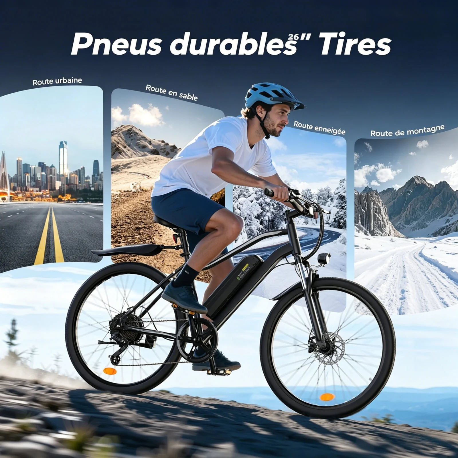 EB3 Vélo électrique tout-terrain pour la navette ou le hors-piste - Image 9