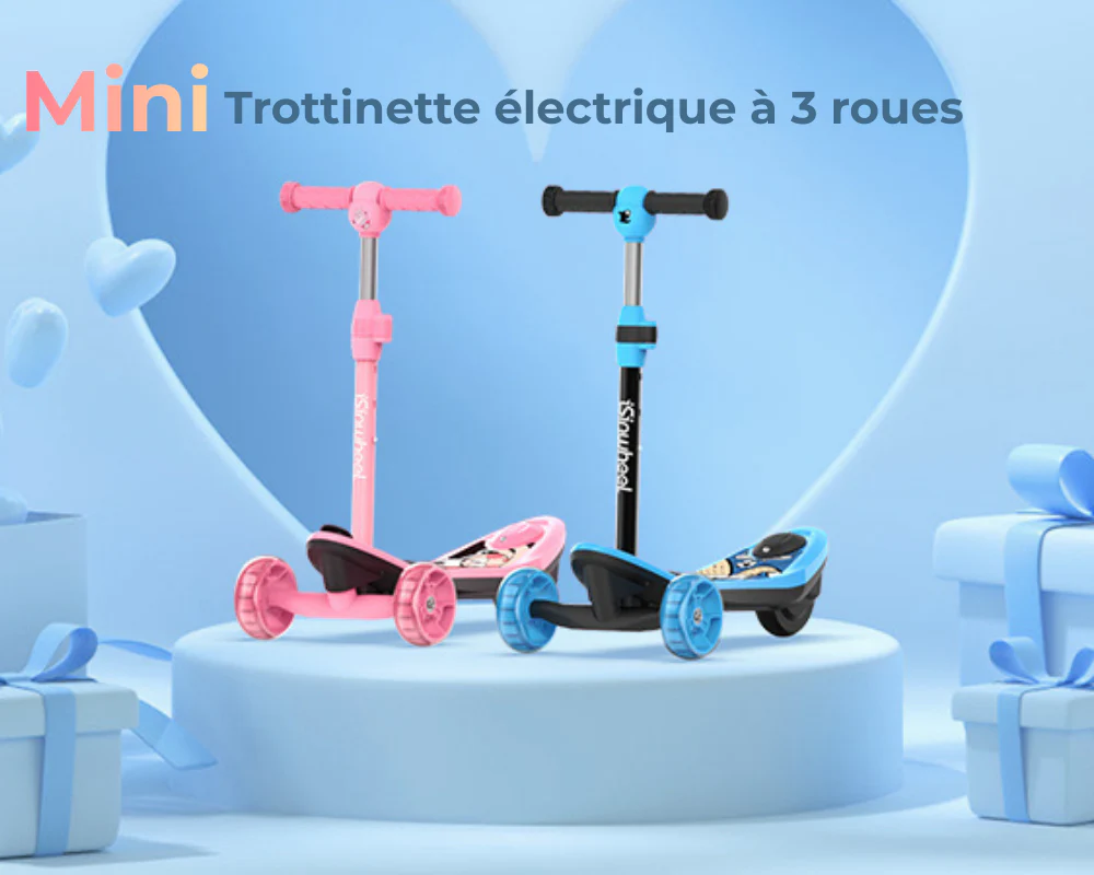isinwheel® Mini trottinette électrique à 3 roues pour enfants - Image 12
