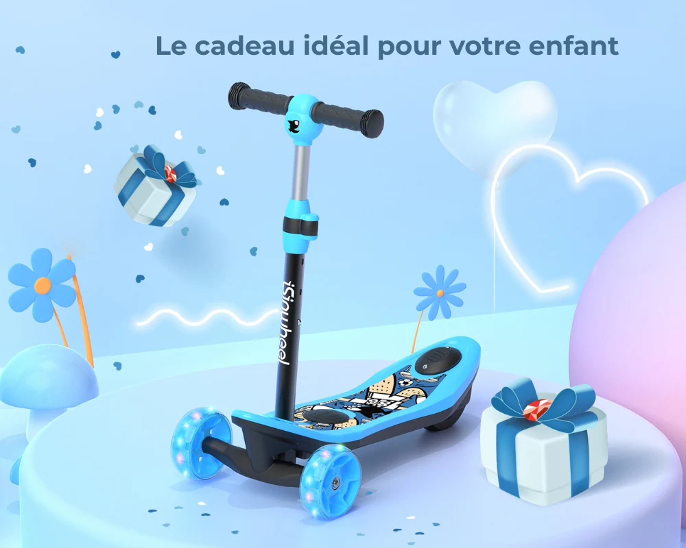 isinwheel® Mini trottinette électrique à 3 roues pour enfants - Image 6