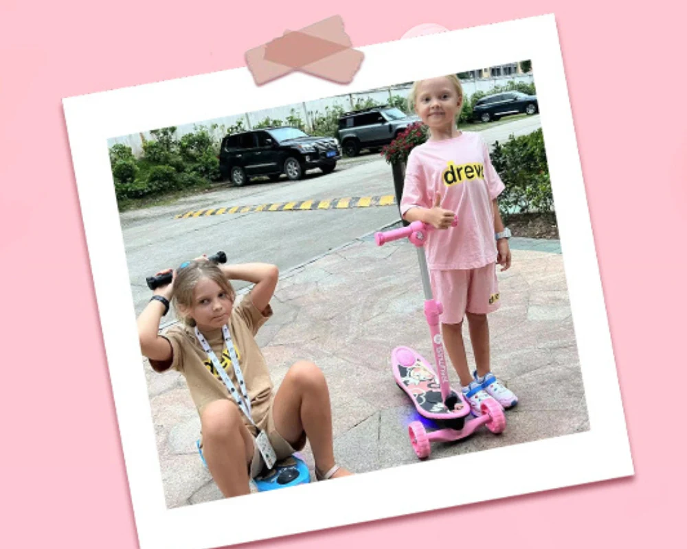 isinwheel® Mini trottinette électrique à 3 roues pour enfants - Image 9