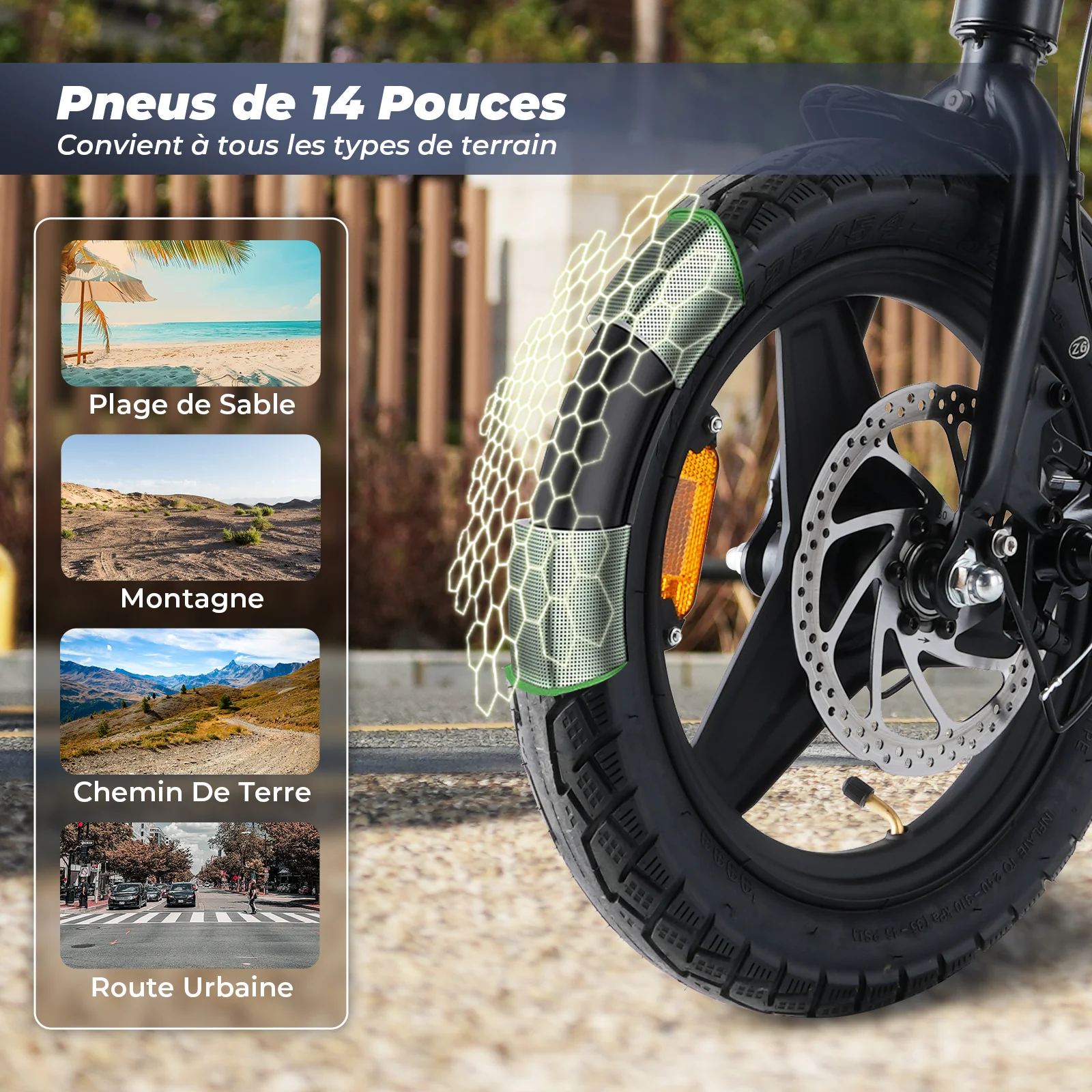 U1 Vélo électrique portable pour les déplacements urbains - Image 5