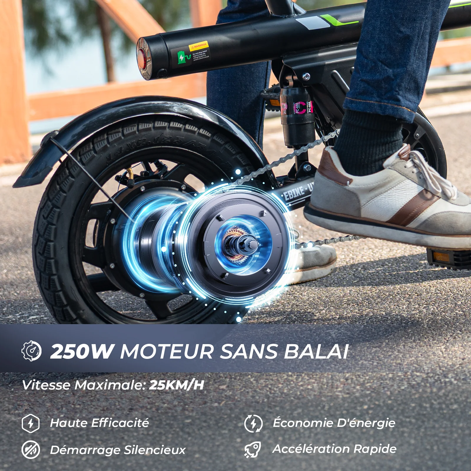 U1 Vélo électrique portable pour les déplacements urbains - Image 9