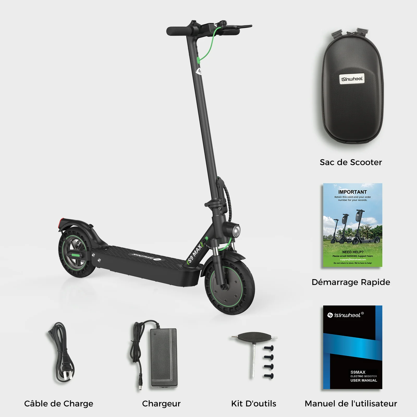 isinwheel® S9MAX Trottinette électrique 500W - Image 13