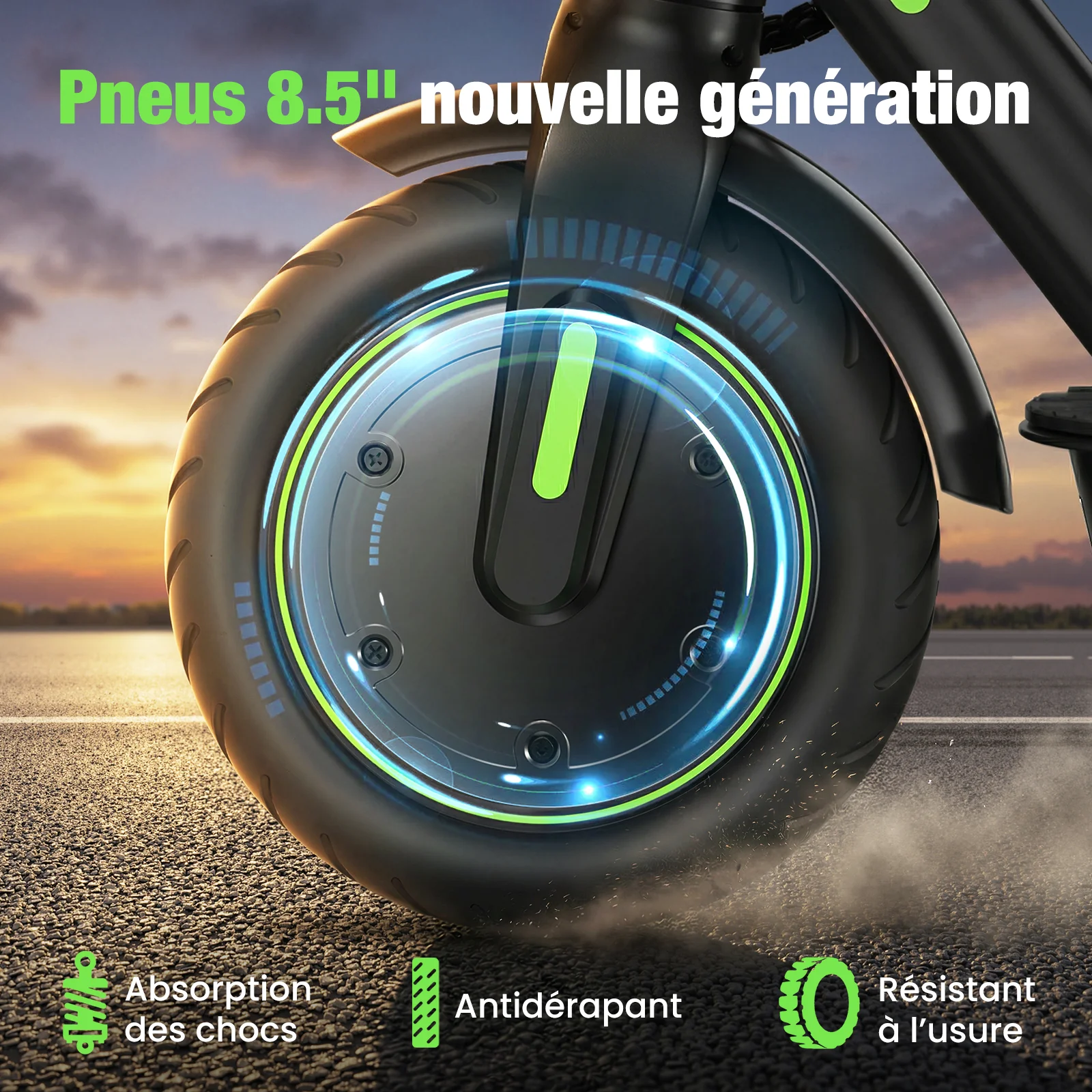 isinwheel® S9/S9Pro Trottinette électrique 350W - Image 12