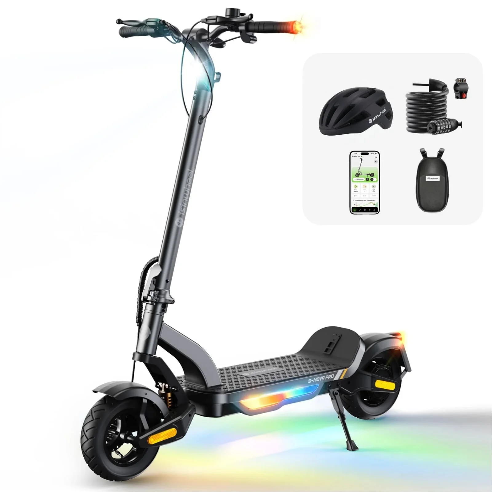 isinwheel® S-NOVA Pro Trottinette électrique tout-terrain 1000W - Image 17