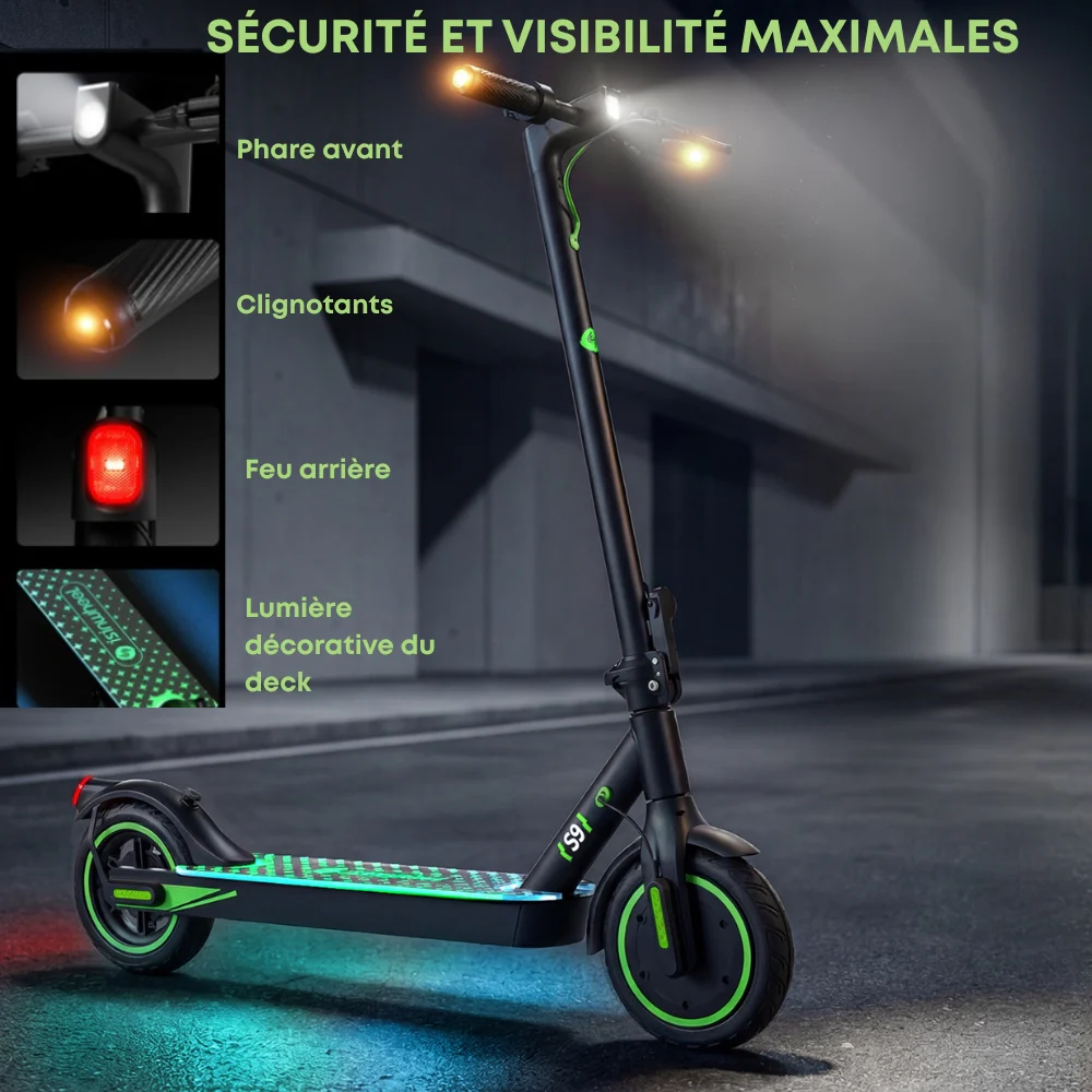 isinwheel® S9 Trottinette électrique 350W - Image 11