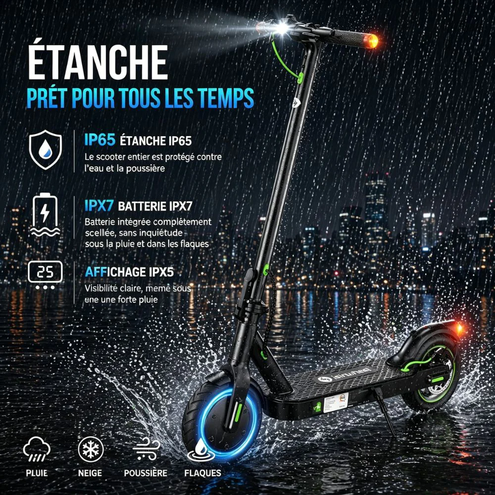 isinwheel® S9/S9Pro Trottinette électrique 350W - Image 11