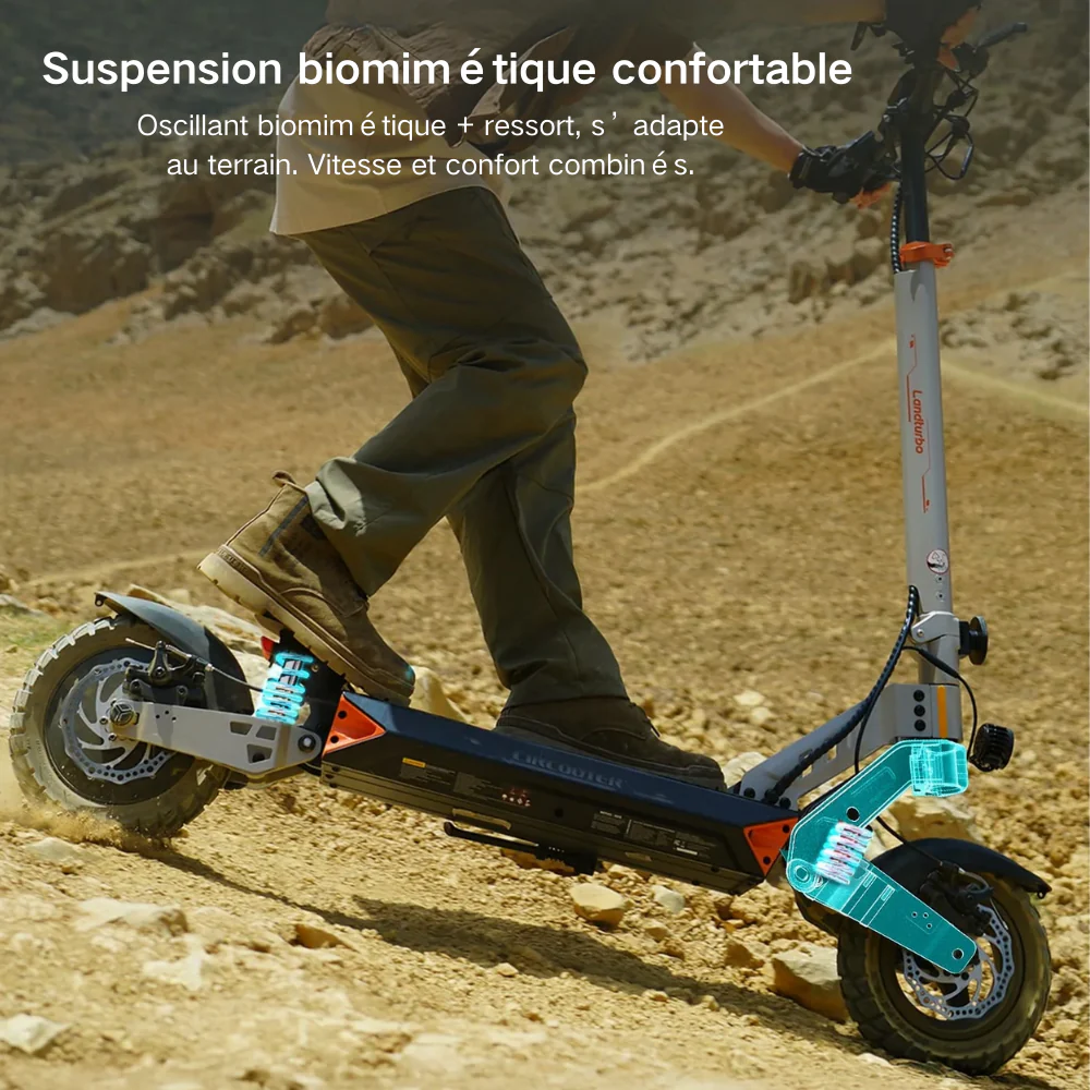 Landturbo Pro Trottinette électrique tout-terrain 1250W - Image 3